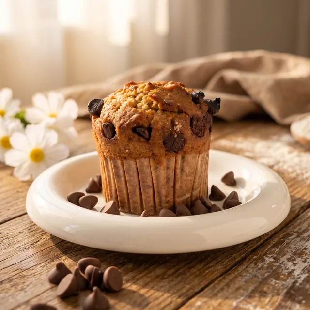 Banana Chocolate Chip Muffins