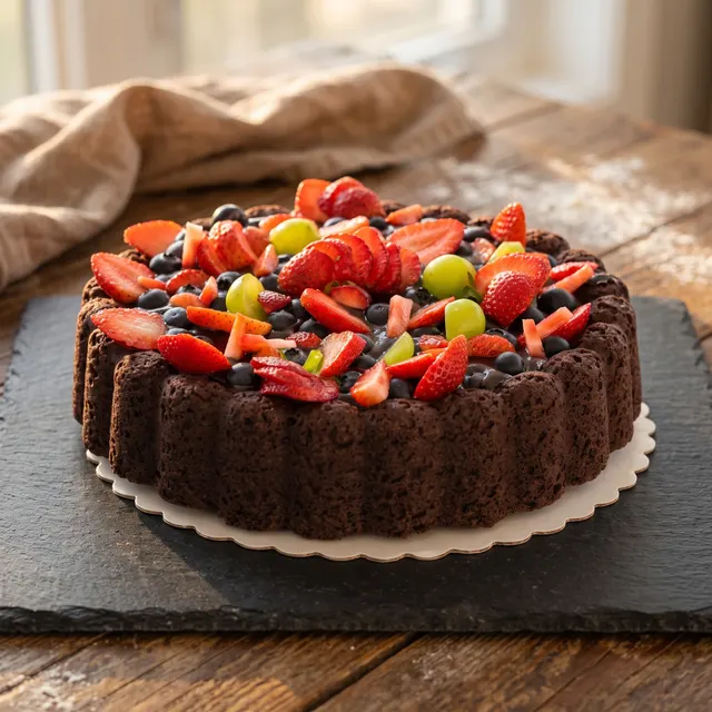 Chocolate Strawberry Cake