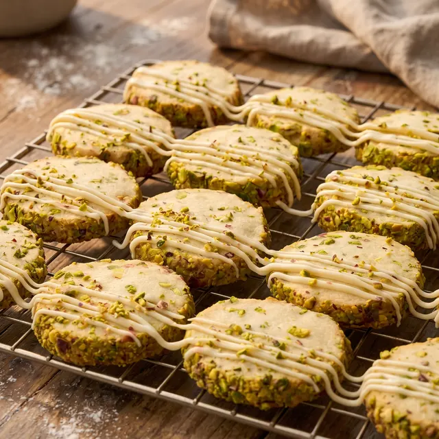 Pistachio Butter Cookies